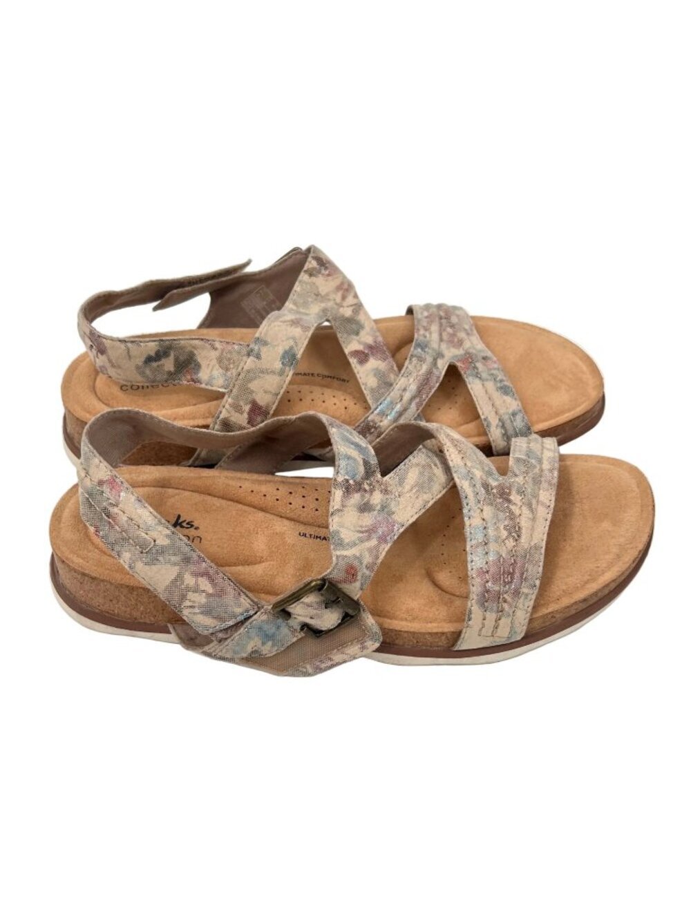 Clarks Fabric Upper  Comfort Sandals